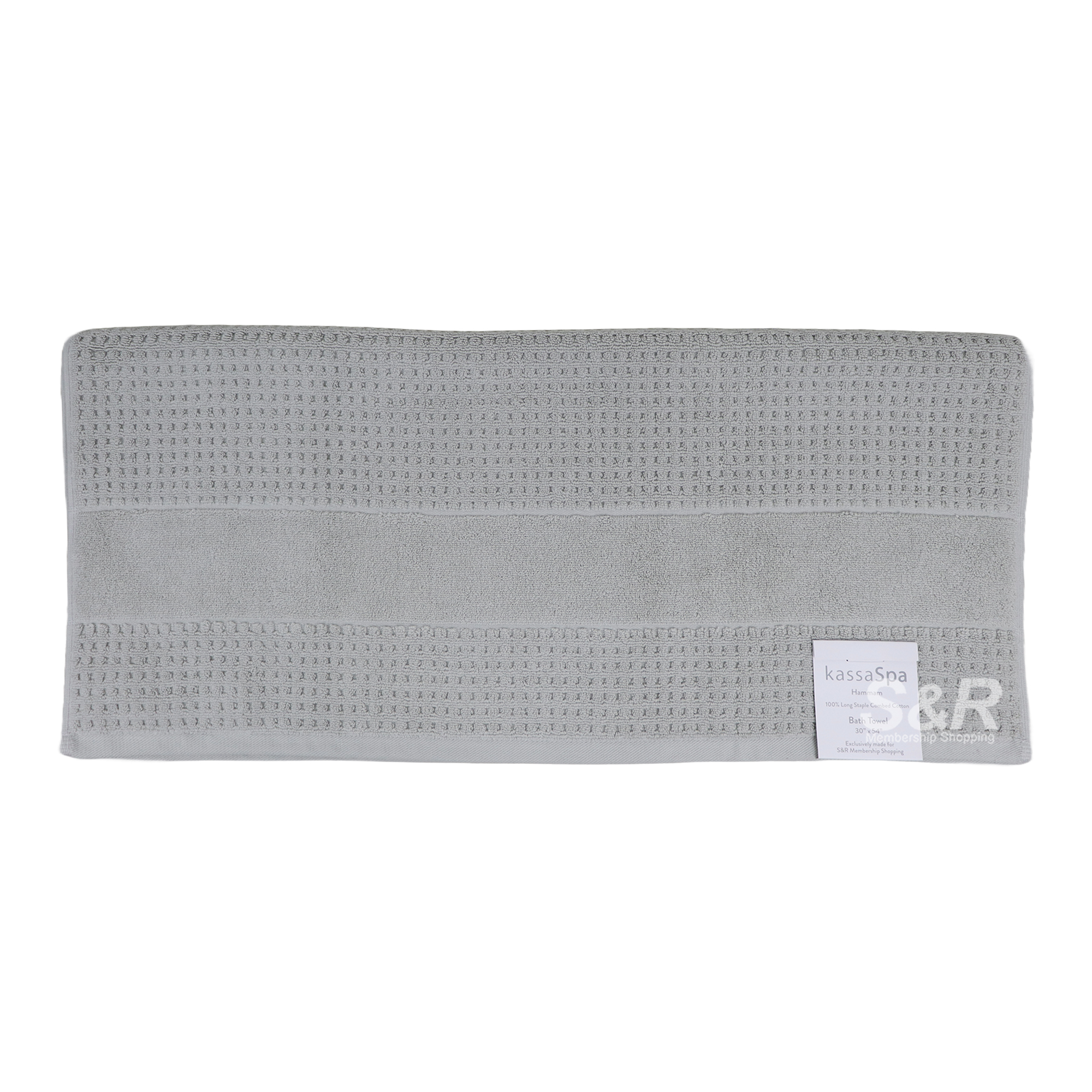 Hammam Bath Towel Grey 30x54 1pc